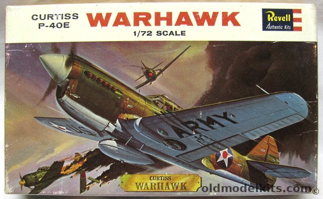 Revell 1/72 Curtiss P-40E Warhawk, H623-49 plastic model kit